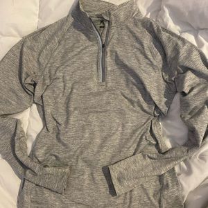 Athletic long sleeve half zip